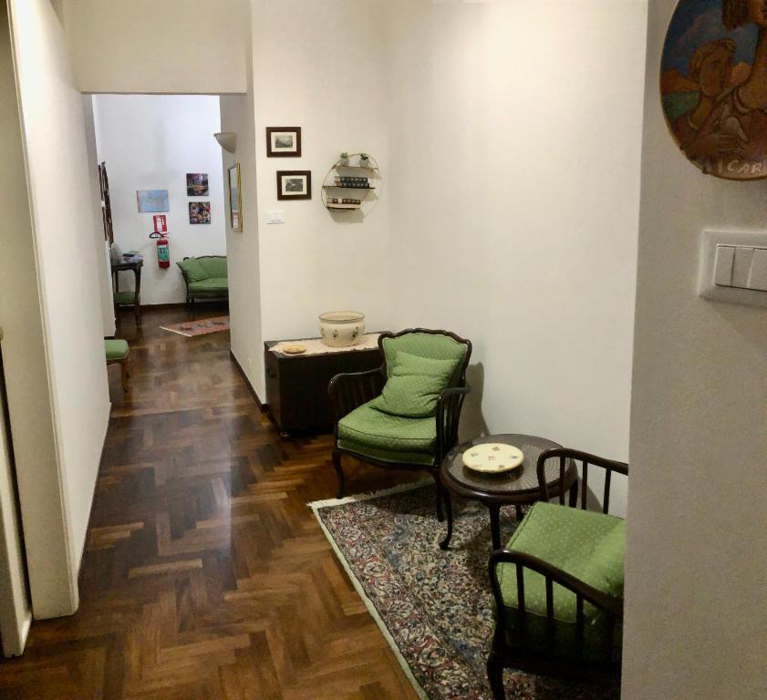 Posezení v ubytování G&G ROOMS