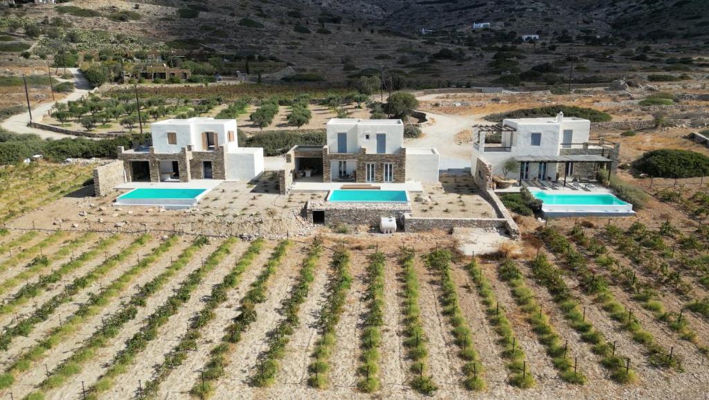Bazén v ubytování Elysian Villas Ios nebo v jeho okolí