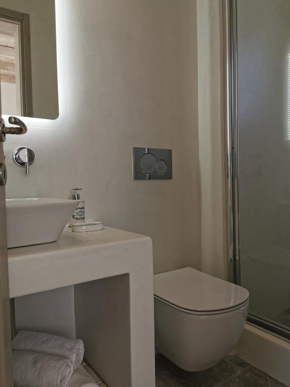 Koupelna v ubytování Elysian Villas Ios