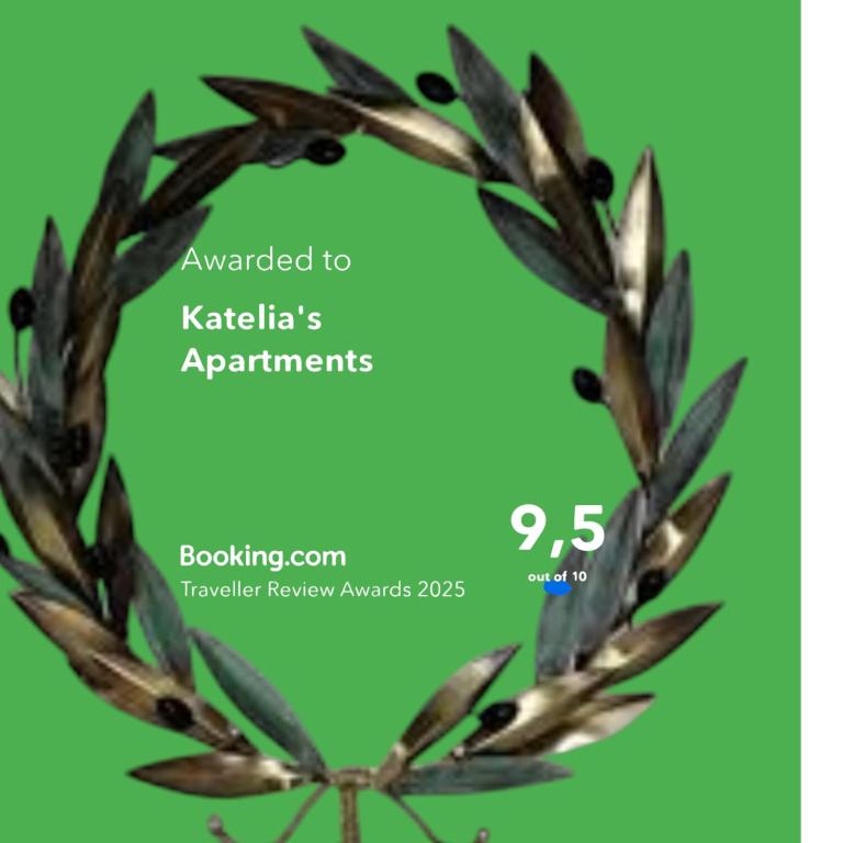 Certifikát, ocenenie alebo iný dokument vystavený v ubytovaní Katelia's Apartments