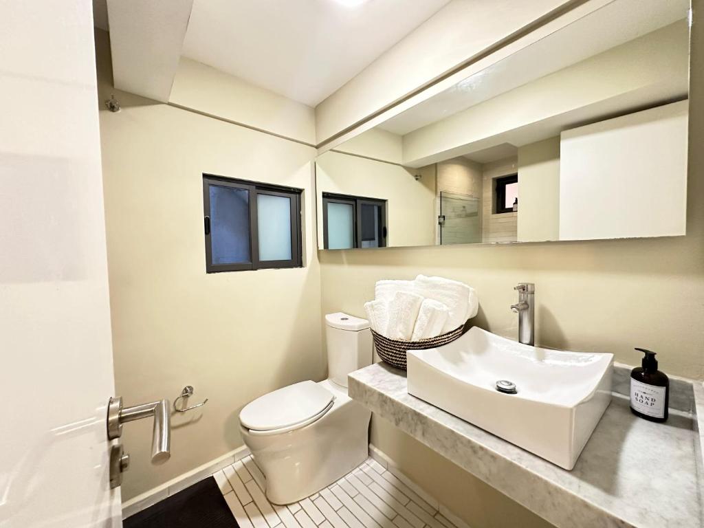 Koupelna v ubytování Casa Bakora Hotel