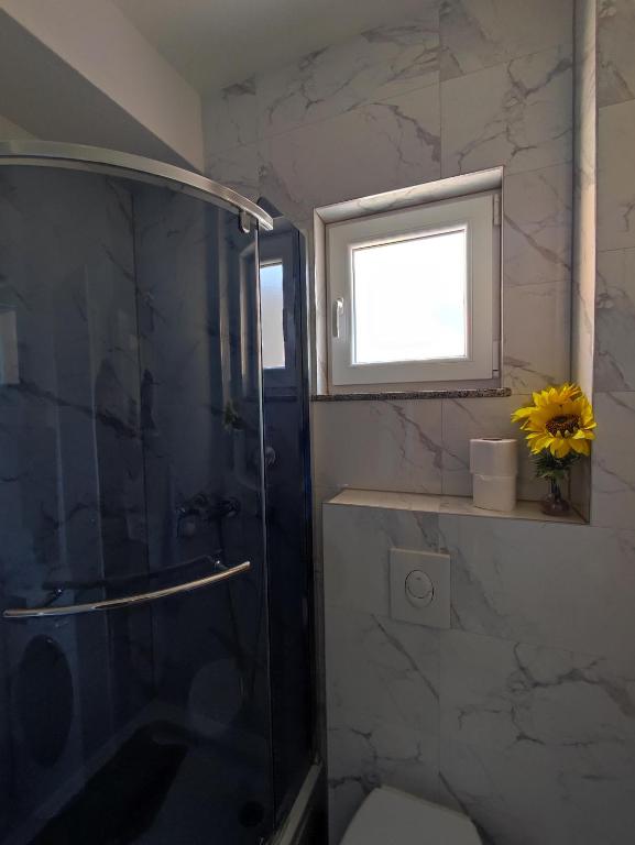 Kúpeľňa v ubytovaní Apartman MIR