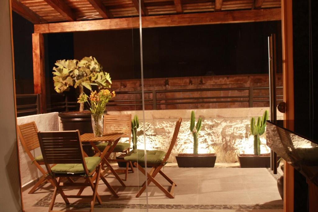 O zonă de relaxare la Casa en el Callejón del Romance 30 en Morelia
