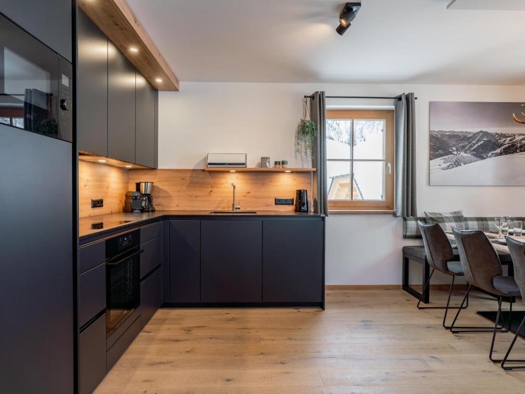 Kuchyň nebo kuchyňský kout v ubytování Chalet Pretzel