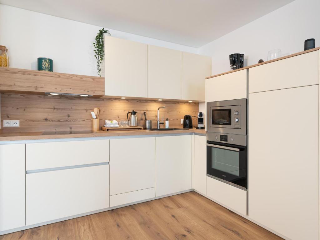 Kuchyň nebo kuchyňský kout v ubytování Haus Liene