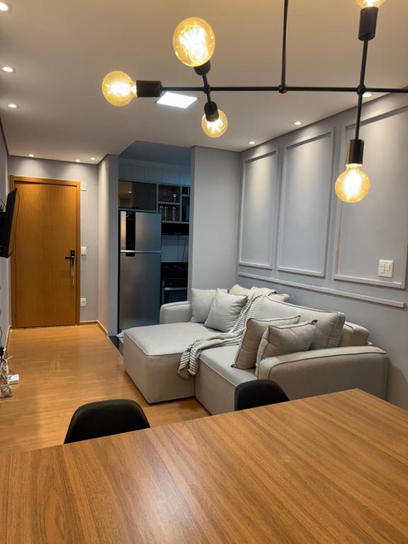 Køkken eller tekøkken på Apartamento aconchegante