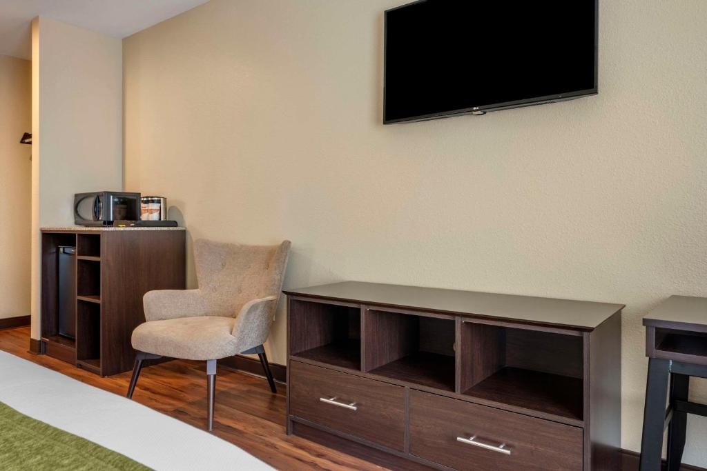 TV a/nebo společenská místnost v ubytování Comfort Inn