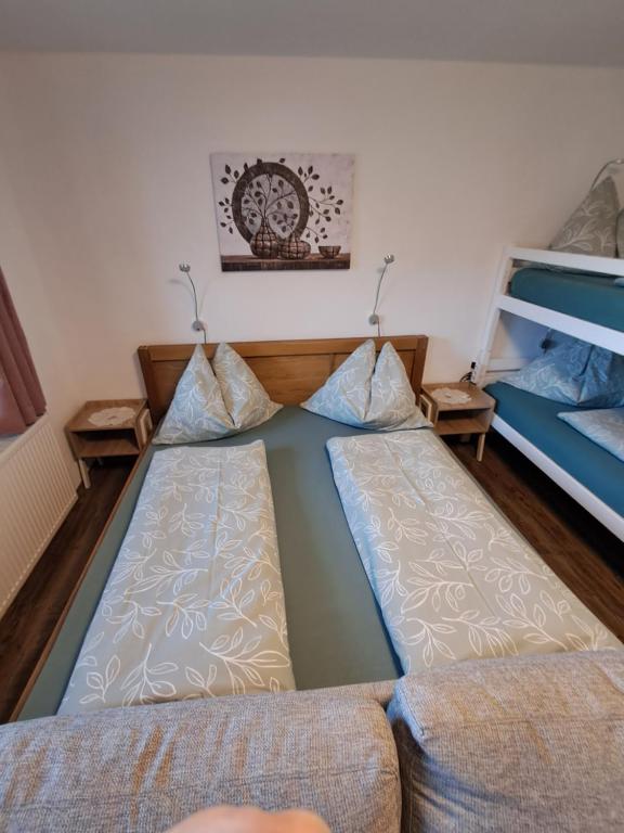 Postel nebo postele na pokoji v ubytování Apartment Rahm