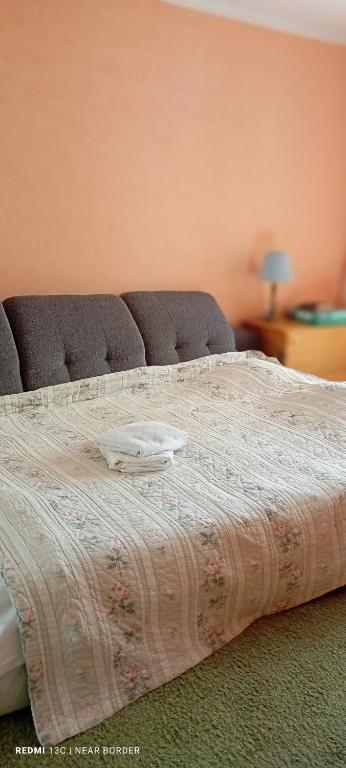 Postel nebo postele na pokoji v ubytování Near border