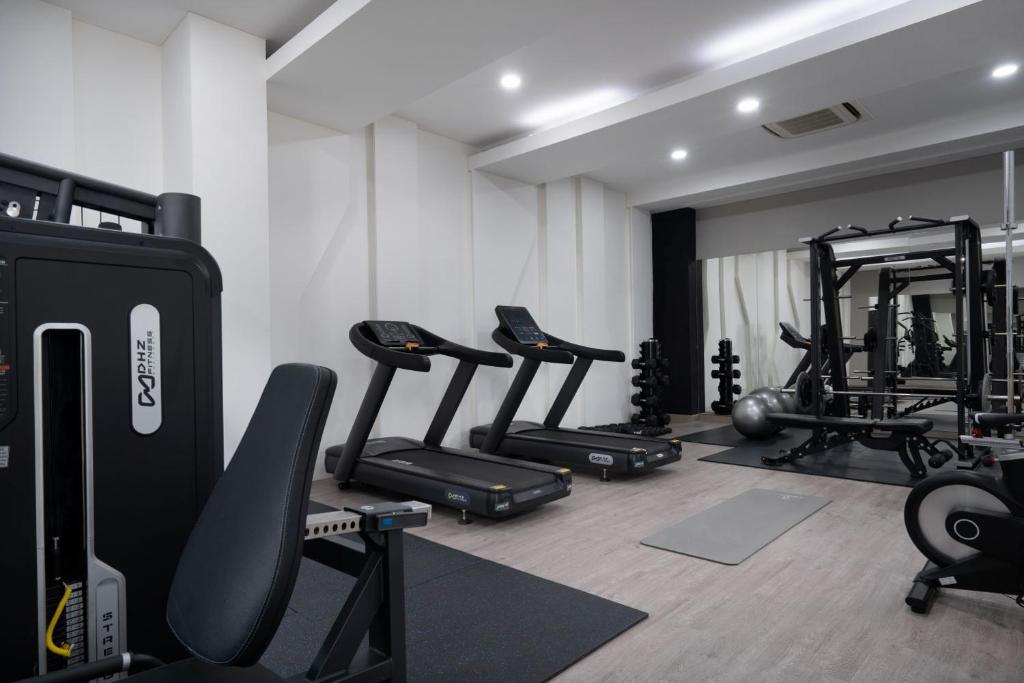 Fitness centrum a/nebo fitness zařízení v ubytování Laska Hotel Subang