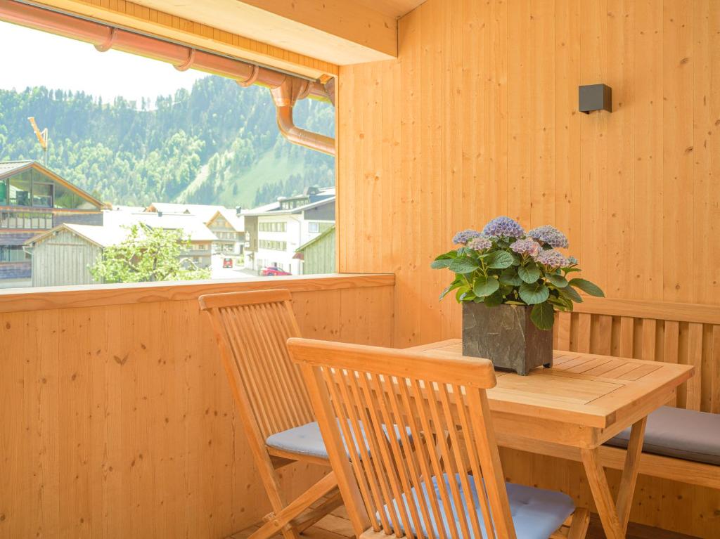 Nespecifikovaný výhled na hory nebo výhled na hory při pohledu z apartmánu