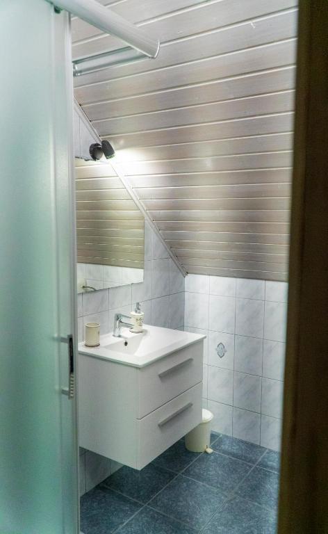 Kúpeľňa v ubytovaní Gyulavezér Lovasbirodalma