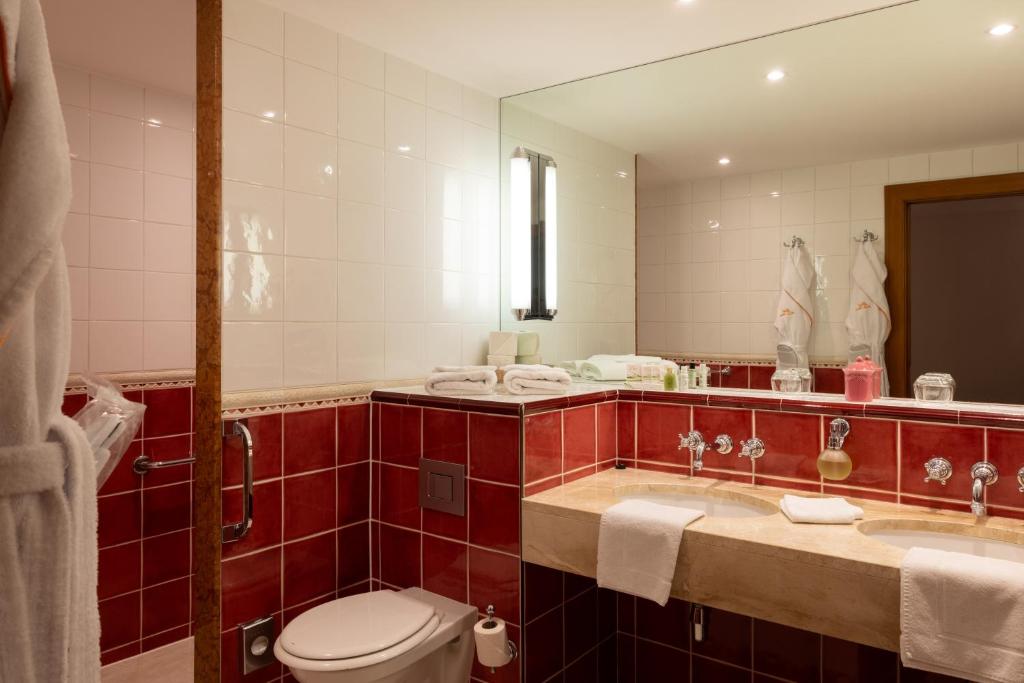 Koupelna v ubytování Hôtel à la Ferme