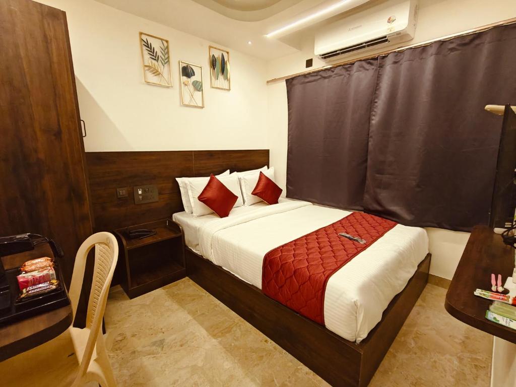 Postel nebo postele na pokoji v ubytování Woodlands Inn