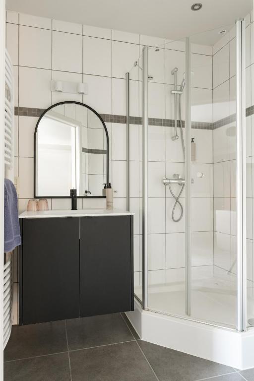 Koupelna v ubytování B&B De Floreffe