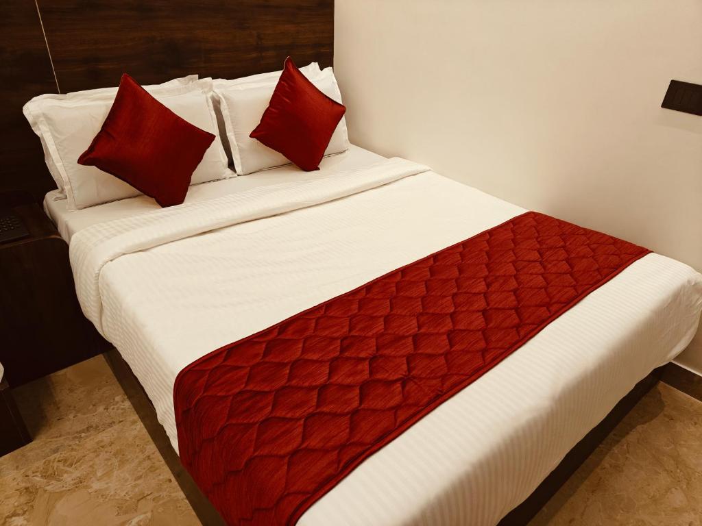 Postel nebo postele na pokoji v ubytování Woodlands Inn