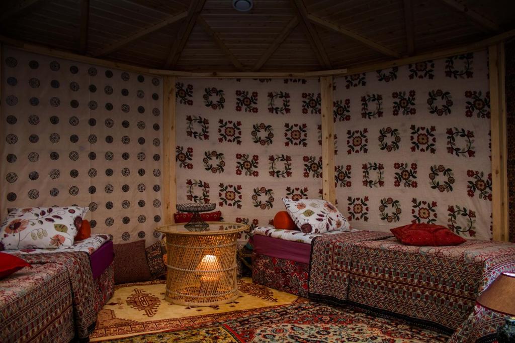 Postel nebo postele na pokoji v ubytování Guesthouse Little Tundra