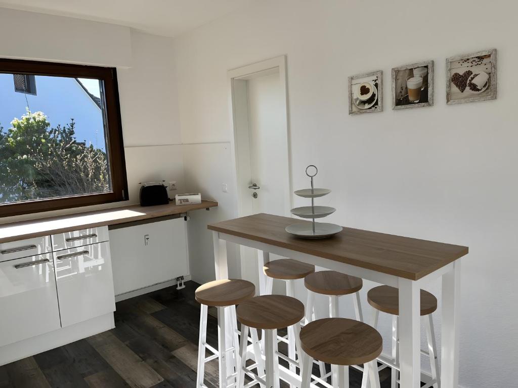 Kuchyň nebo kuchyňský kout v ubytování Haus Blumenglück