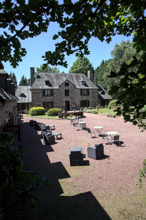 Zahrada ubytování Logis Hôtel Restaurant Manoir De L'Acherie