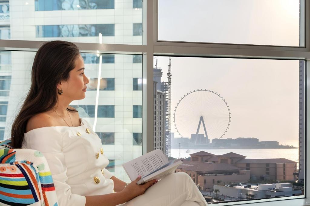 Hosté ubytování JBR Beach & Marina Walk I Ain Dubai view I 1 BDR