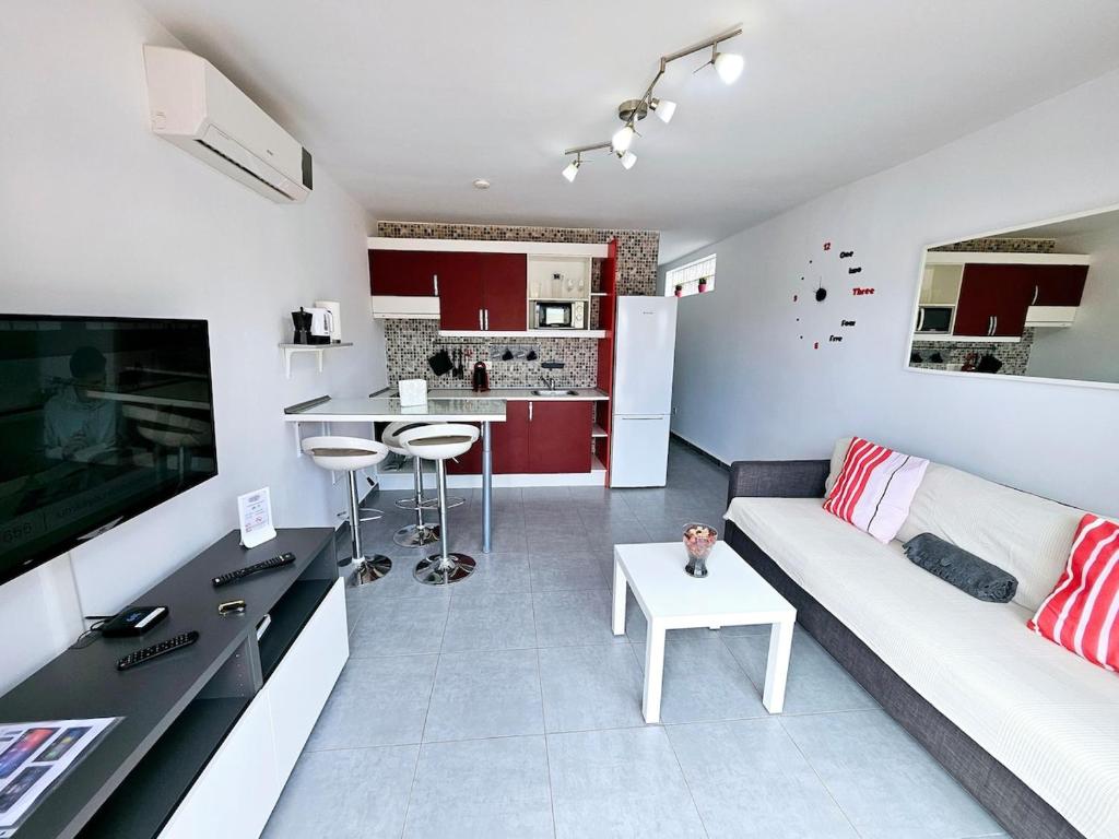 Kuchyň nebo kuchyňský kout v ubytování Casa Acuario