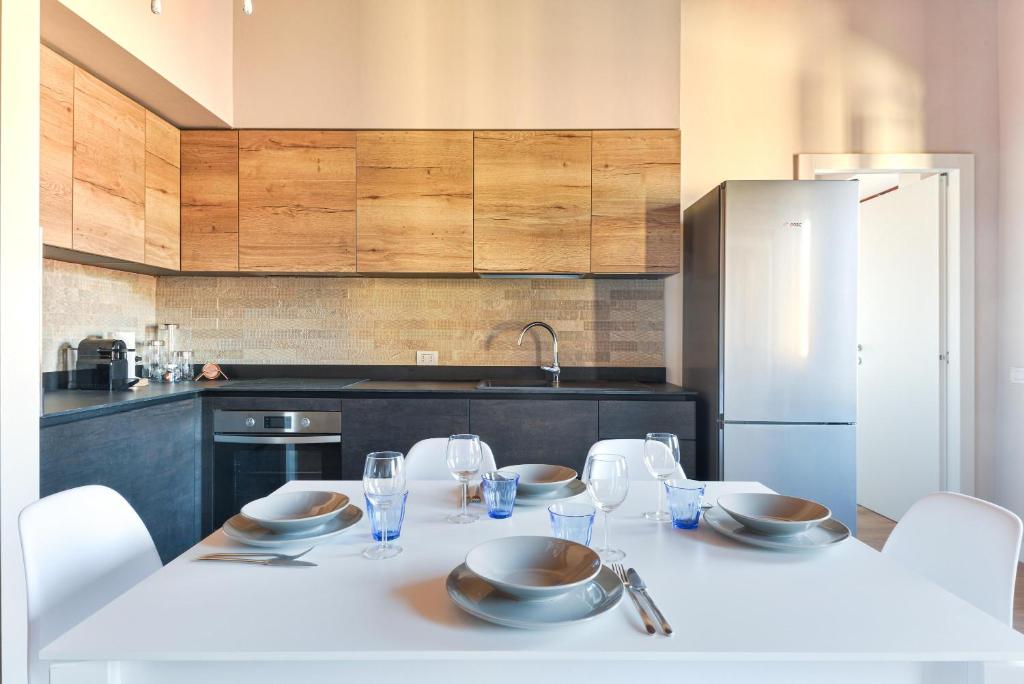 A kitchen or kitchenette at Casa Carol