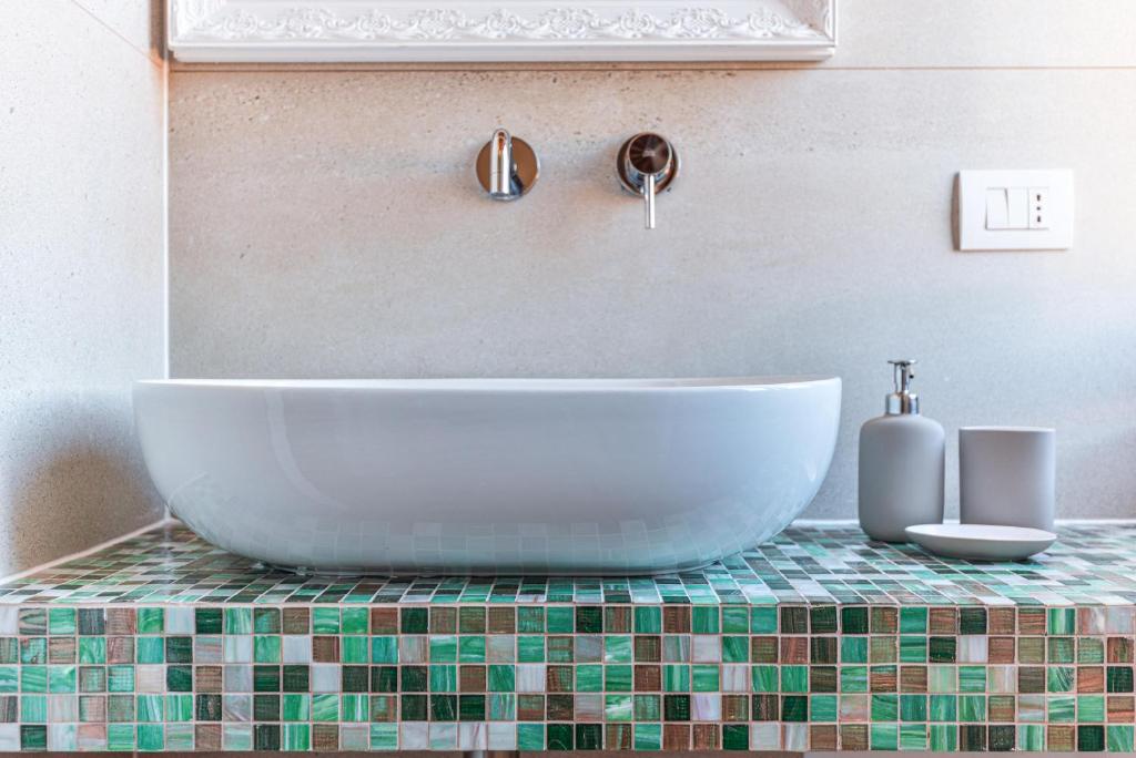 A bathroom at Casa Carol
