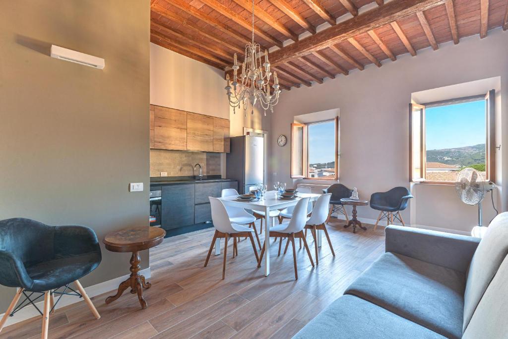 A seating area at Casa Carol