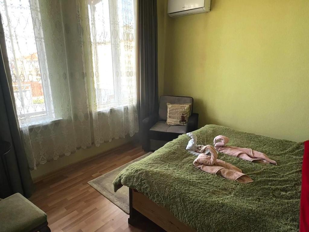 Postel nebo postele na pokoji v ubytování Latvji