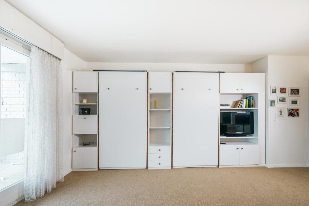 Kuchyň nebo kuchyňský kout v ubytování Apartment Morgensonne