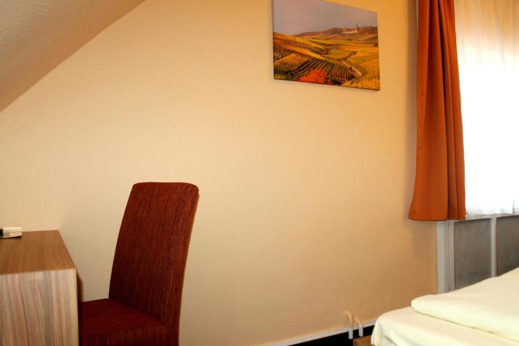Postel nebo postele na pokoji v ubytování Zur Lindenau