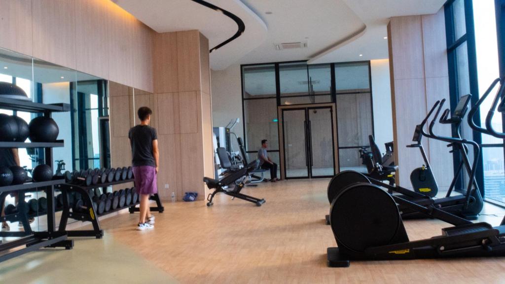 Fitness centrum a/nebo fitness zařízení v ubytování Axon Residence KLCC - HW HOME