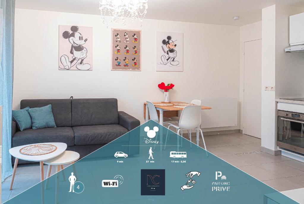 Photo de la galerie de l'établissement *Disneyland-Paris* 4pers, Parking, Wifi, à Chessy