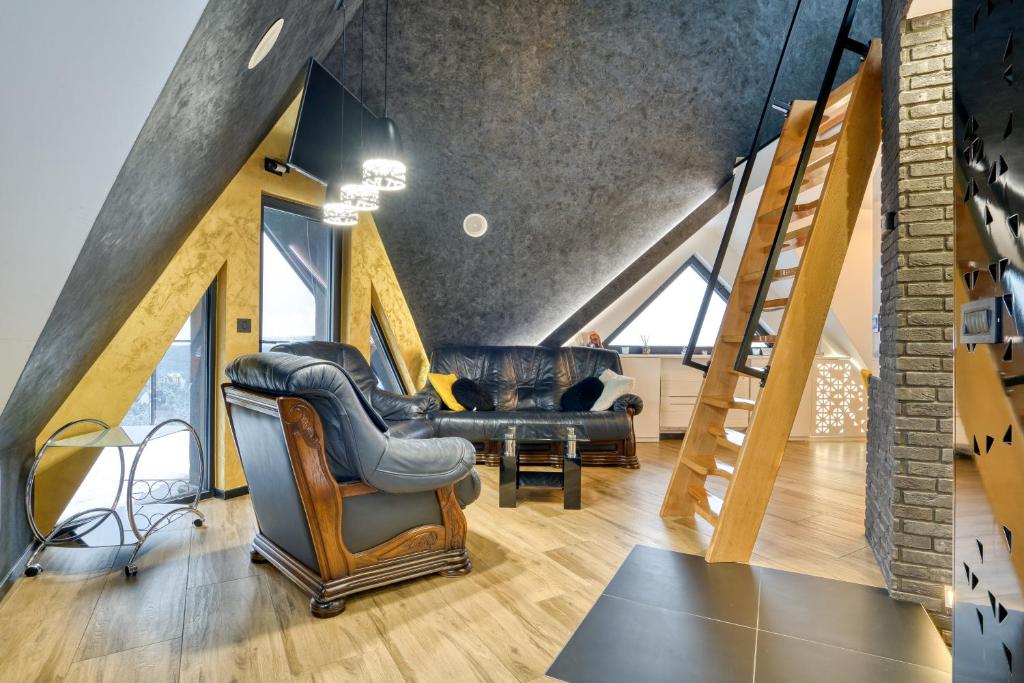 Posezení v ubytování Diamond Hill Veselić