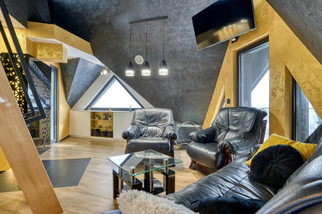 Posezení v ubytování Diamond Hill Veselić