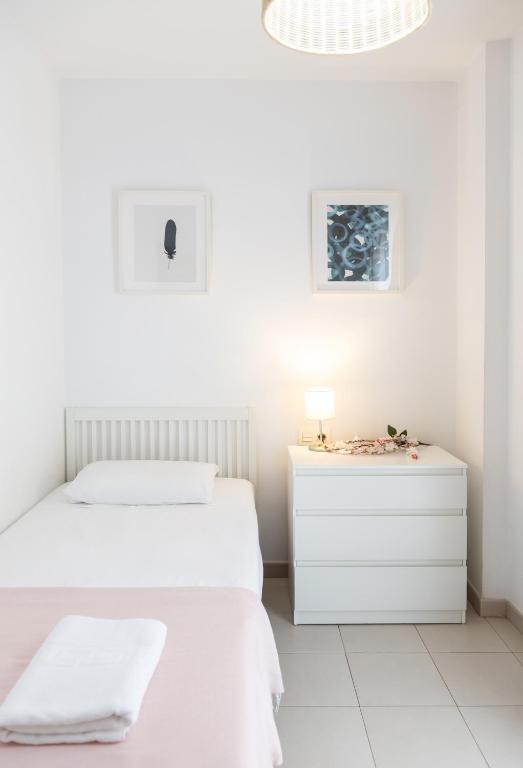 Postel nebo postele na pokoji v ubytování Hideout 26