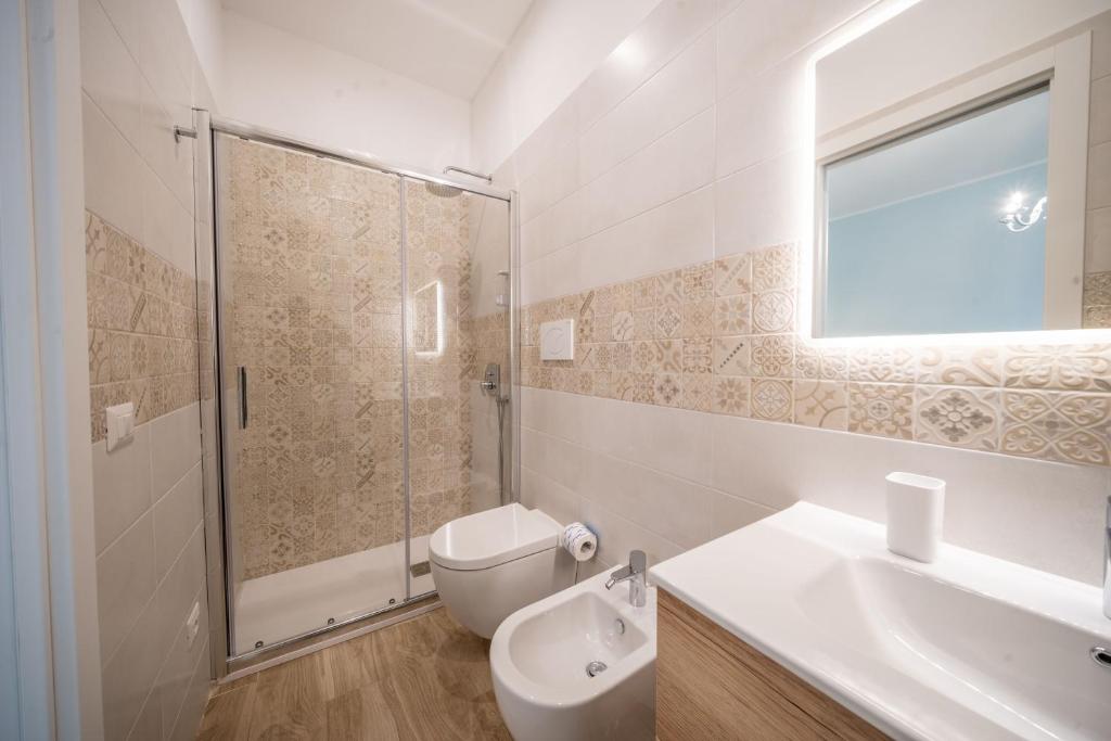 Koupelna v ubytování Masseria Agata