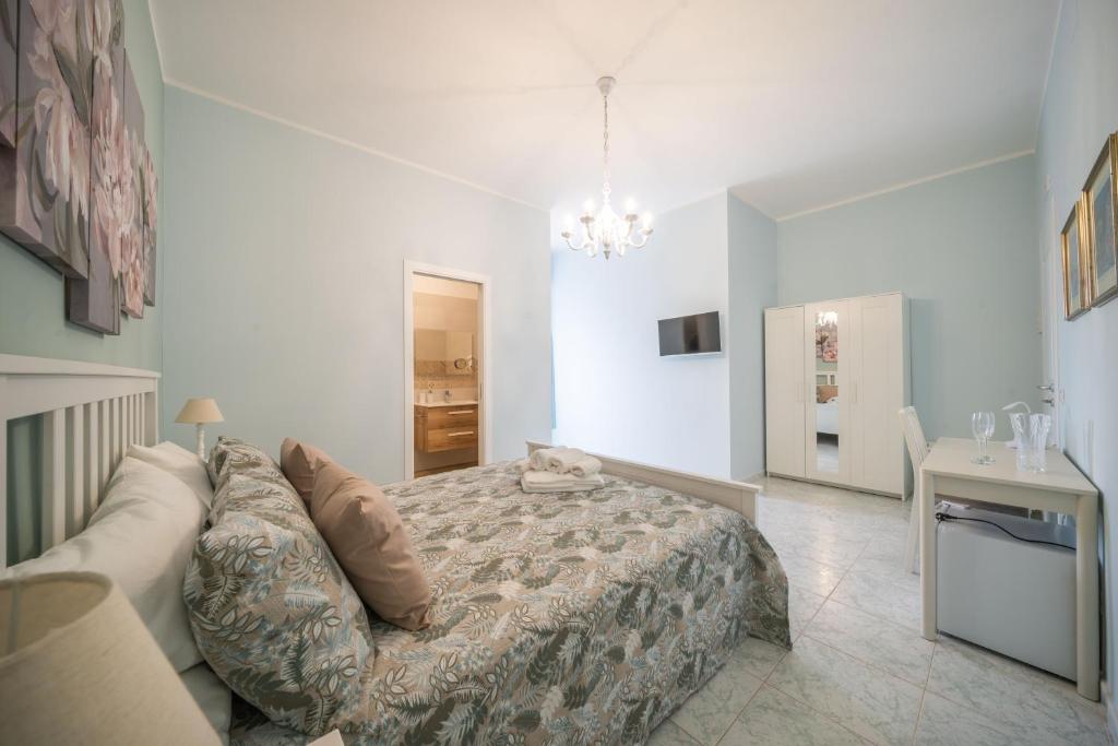 Postel nebo postele na pokoji v ubytování Masseria Agata