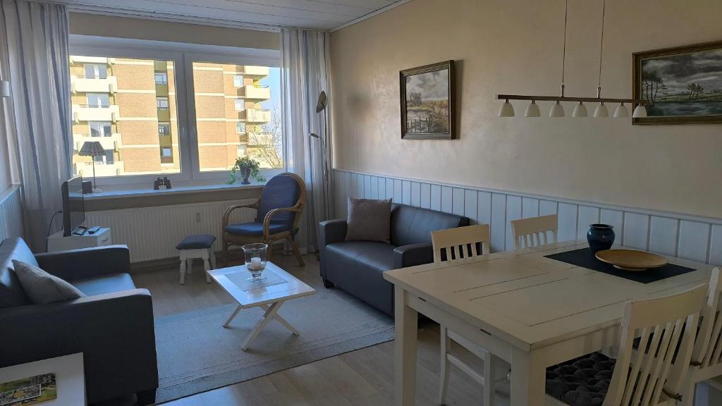 Χώρος καθιστικού στο Appartementhaus Schildt, FeWo 6