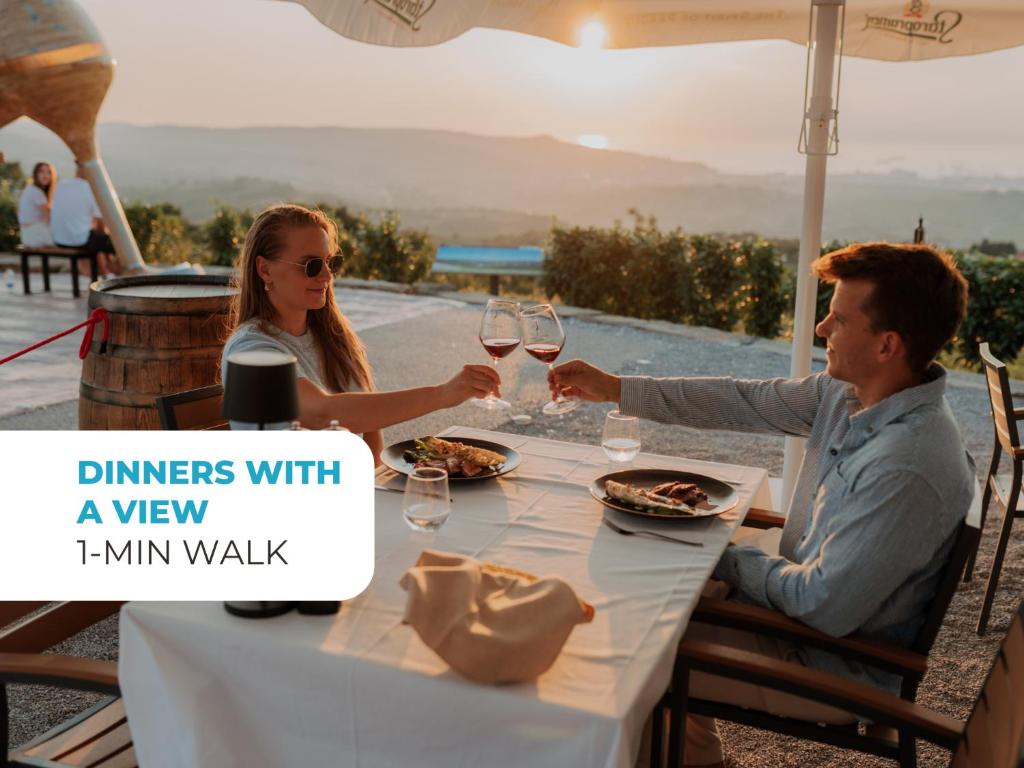 Hosté ubytování Wine Paradise - Glamping resort