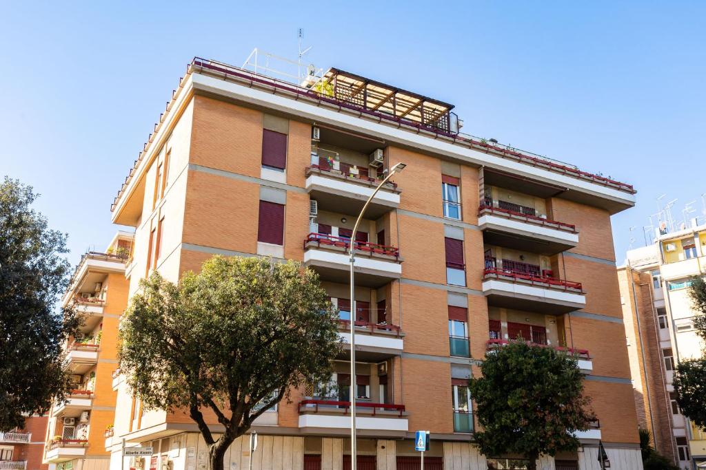 Budynek, w którym mieści się apartament