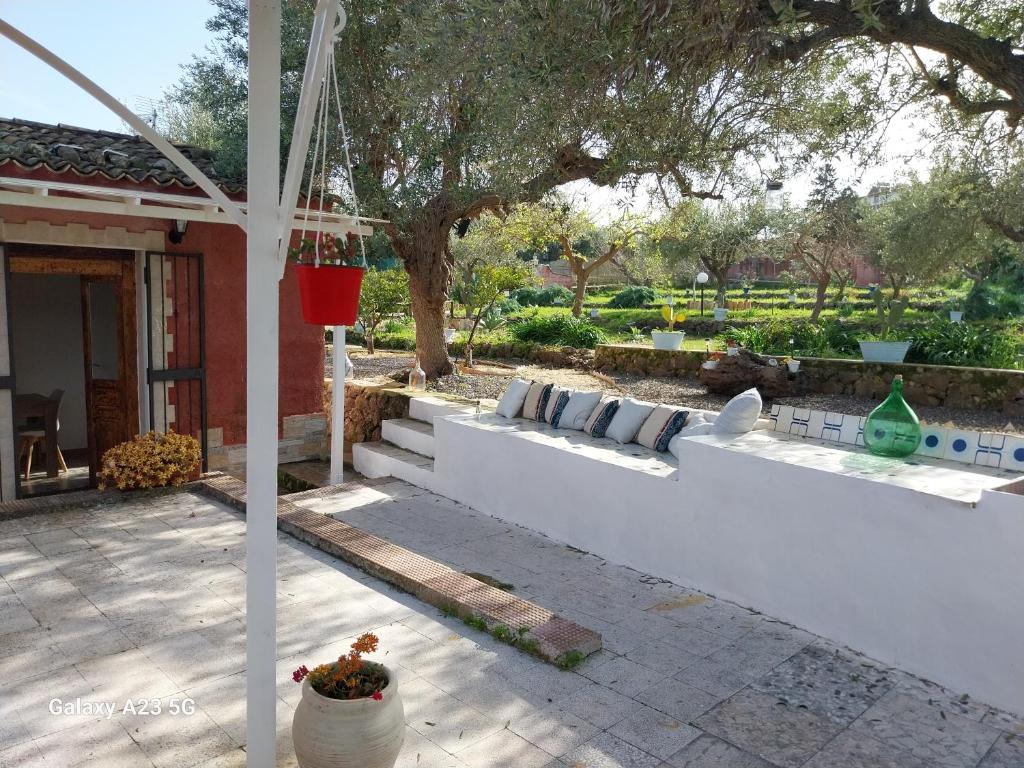 Zahrada ubytování " B&B CASALE SICULO " near Syracuse and Etna