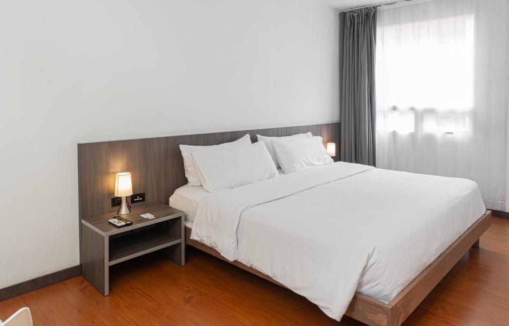 Postel nebo postele na pokoji v ubytování Hotel Viaggio 617