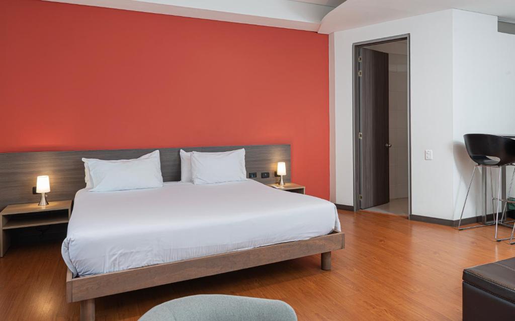 Postel nebo postele na pokoji v ubytování Hotel Viaggio 617