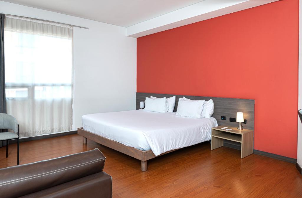 Postel nebo postele na pokoji v ubytování Hotel Viaggio 617