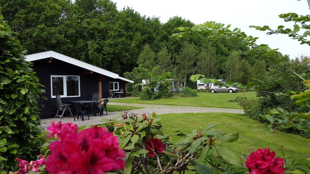 Κήπος έξω από το KOEle Lodge, Loeigoed overnachten