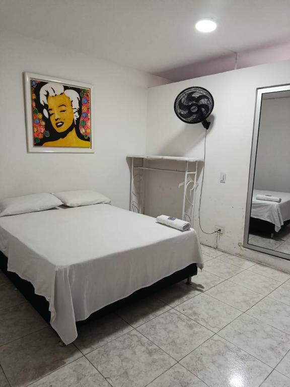 Postel nebo postele na pokoji v ubytování Hotel Bayadera Real