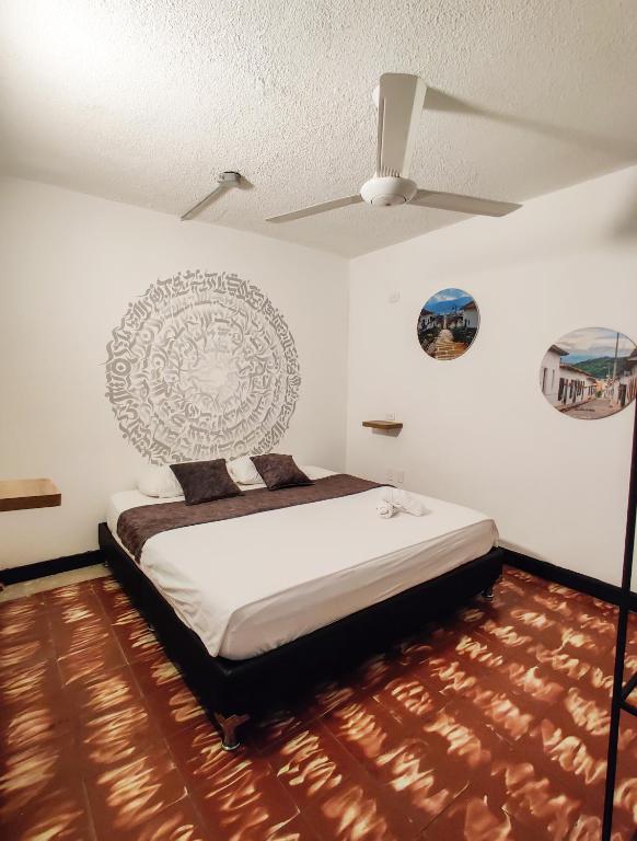 Katil atau katil-katil dalam bilik di Zamia Hostel
