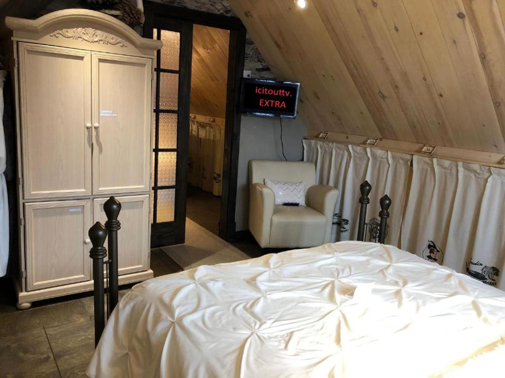 Postel nebo postele na pokoji v ubytování Appartement champêtre