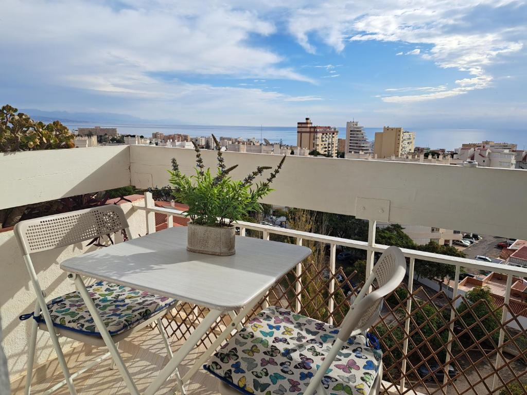 Balkón alebo terasa v ubytovaní Acuario Benalmádena